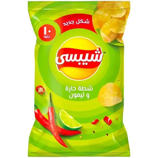 شيبسى شطة وليمون 10ج