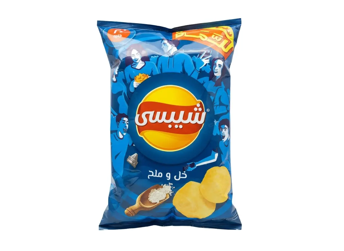 شيبسى 20ج خل وملح